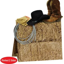 12 Pack Bulk 3-D Western Party Centerpiece