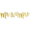 12 Pack Bulk Foil Mr/Mrs Wedding Party Streamer