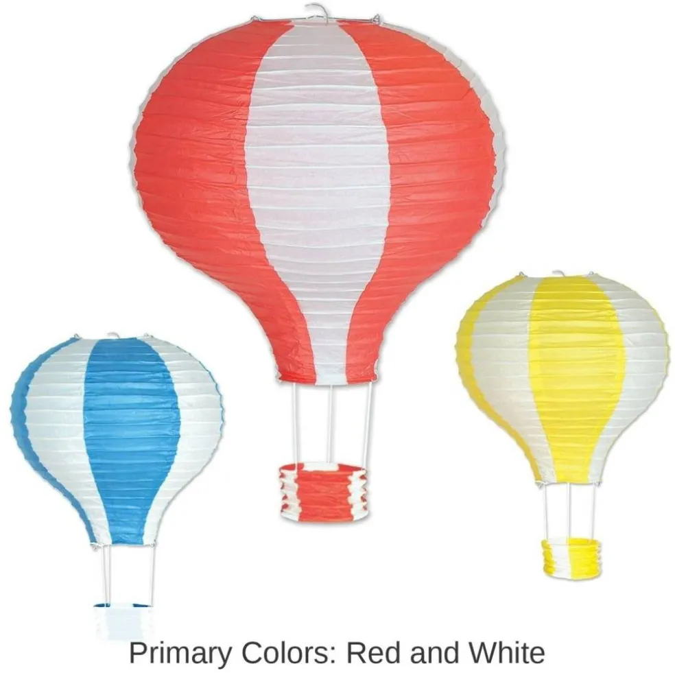 18 Pack Bulk Hot Air Balloon Party Paper Lanterns