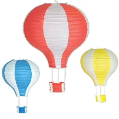 18 Pack Bulk Hot Air Balloon Party Paper Lanterns