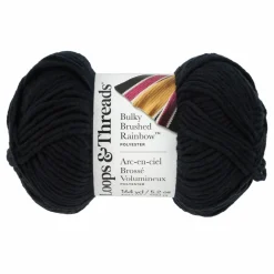 6 Pack: Bulky Brushed Rainbow™ Yarn by Loops & Threads®