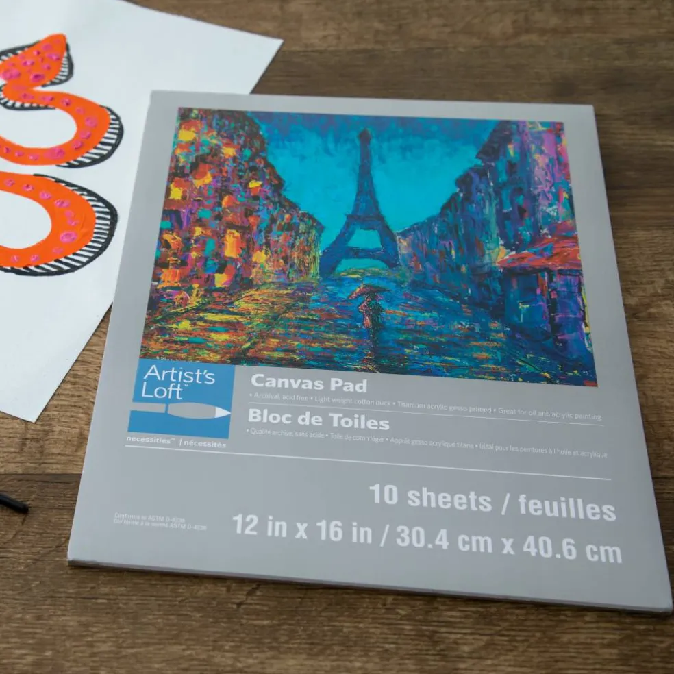 12 Pack: Canvas Pad by Artist's Loft™ Necessities™, 12" x 16"