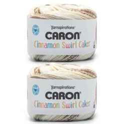 2 Pack Caron® Cinnamon Swirl Cakes™ Yarn