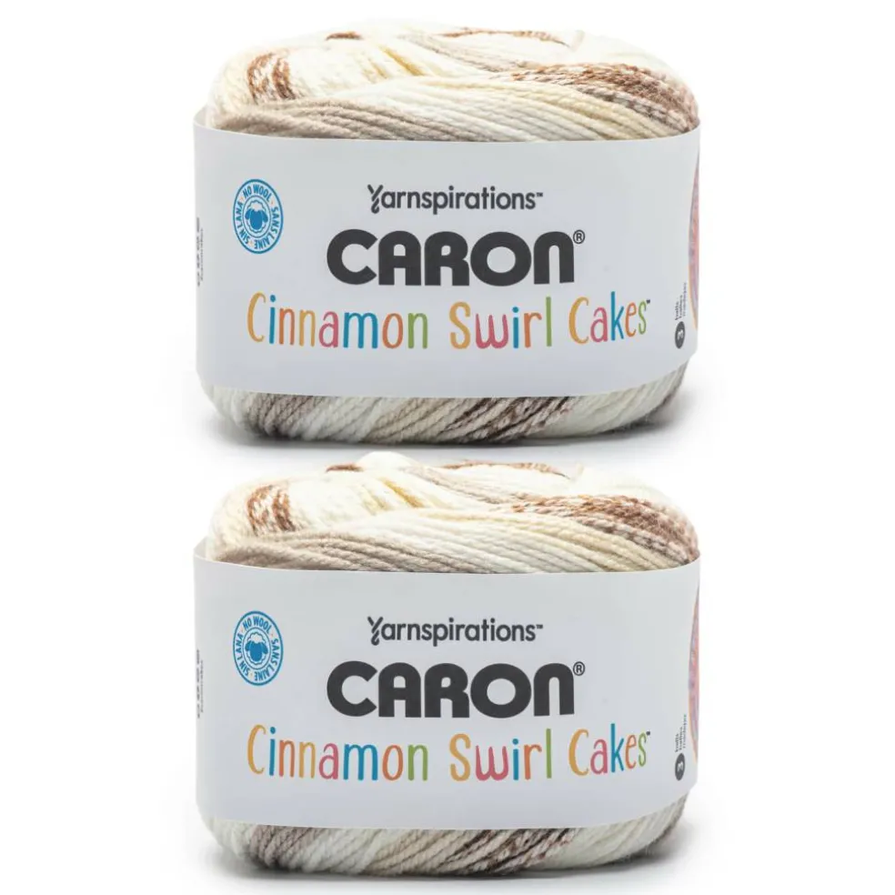 2 Pack Caron® Cinnamon Swirl Cakes™ Yarn