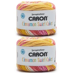 2 Pack Caron® Cinnamon Swirl Cakes™ Yarn