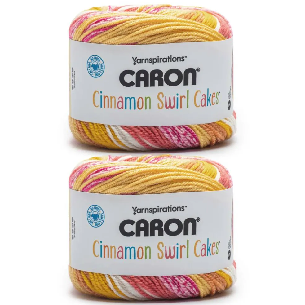 2 Pack Caron® Cinnamon Swirl Cakes™ Yarn