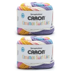 2 Pack Caron® Cinnamon Swirl Cakes™ Yarn