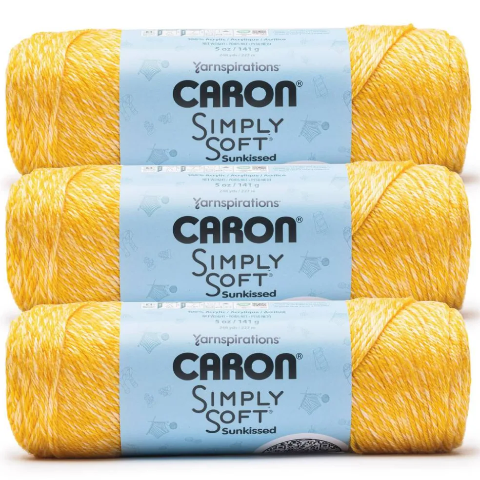 3 Pack Caron® Simply Soft Sunkissed™ Tonal Yarn