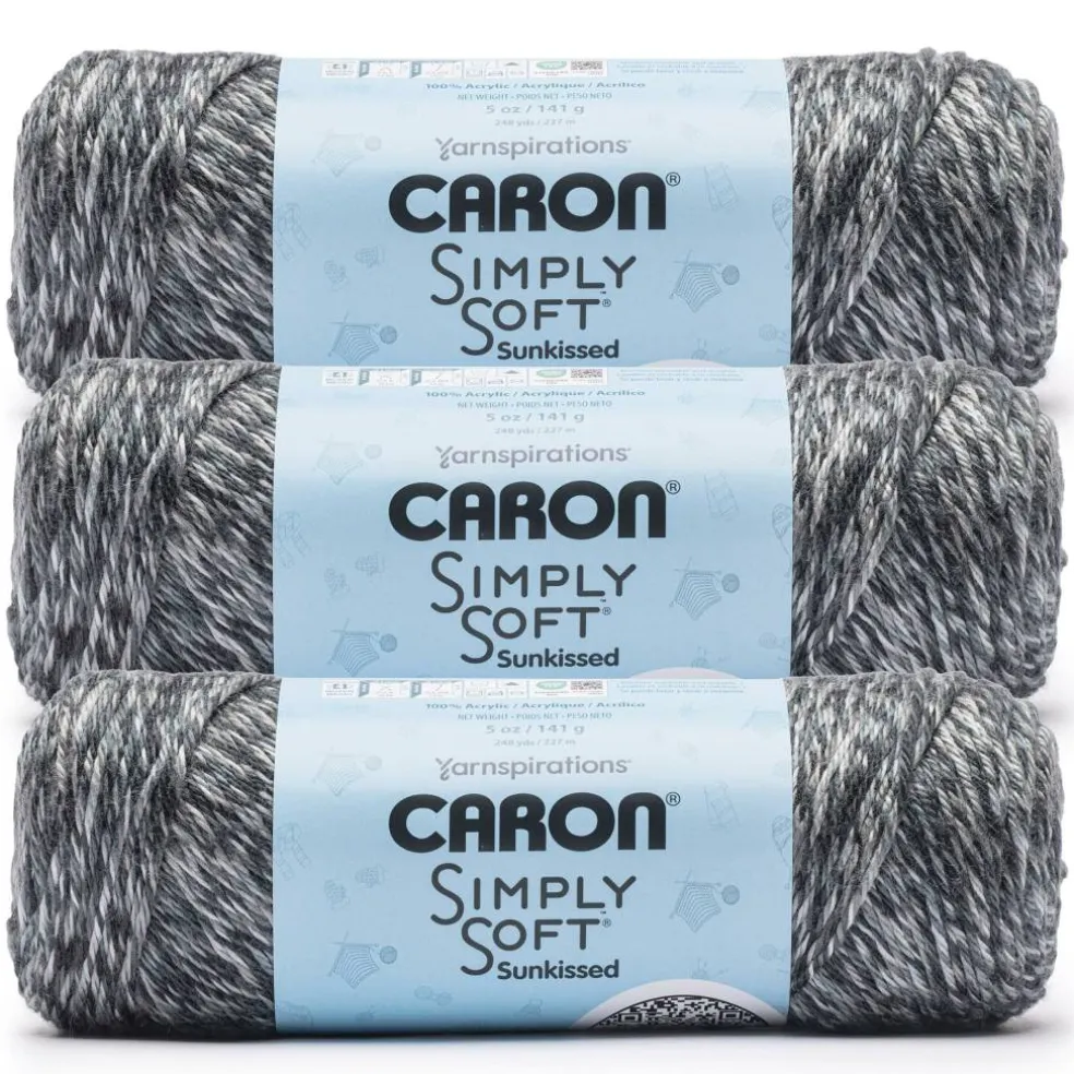 3 Pack Caron® Simply Soft Sunkissed™ Tonal Yarn