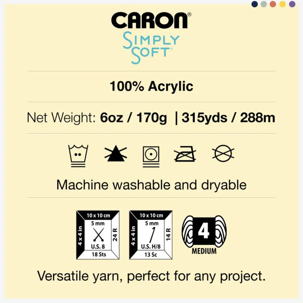 3 Pack Caron® Simply Soft™ Yarn
