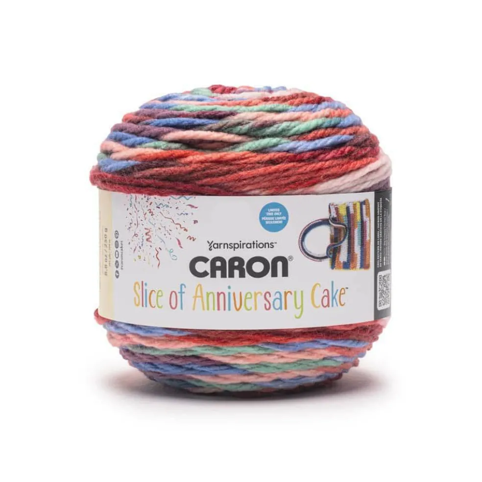 6 Pack: Caron® Slice of Anniversary Cakes™ Yarn