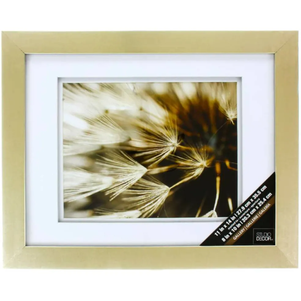 8 Pack: Champagne Wall Frame with Double Mat, Gallery by Studio Décor®