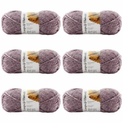 6 Pack: Charisma™ Heather Yarn by Loops & Threads®
