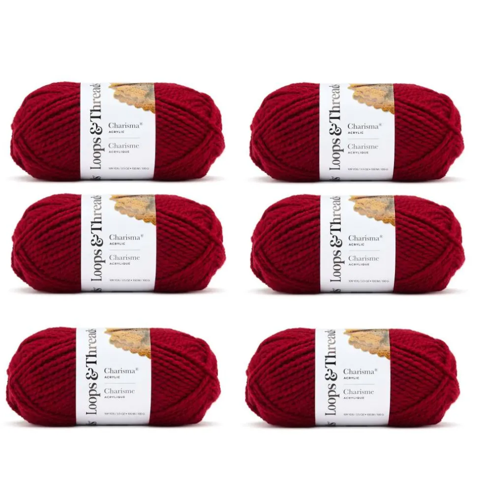6 Pack: Charisma® Yarn by Loops & Threads®