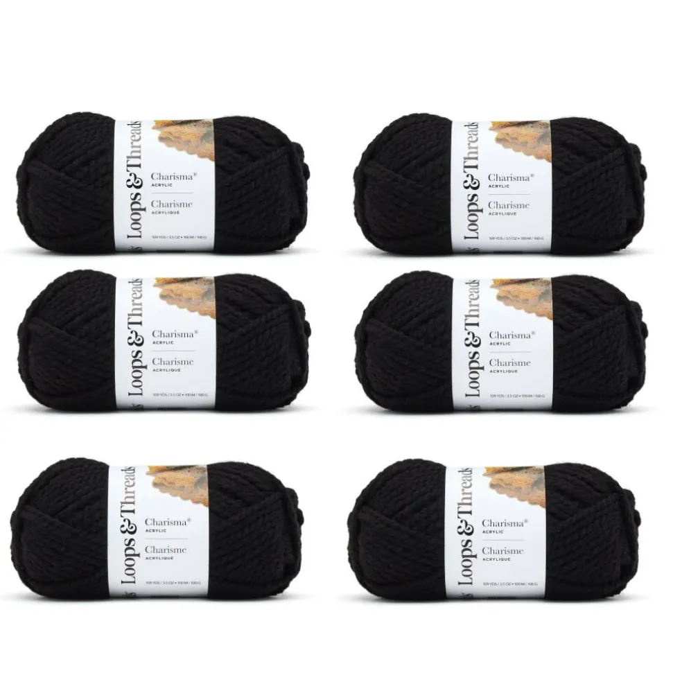 6 Pack: Charisma® Yarn by Loops & Threads®