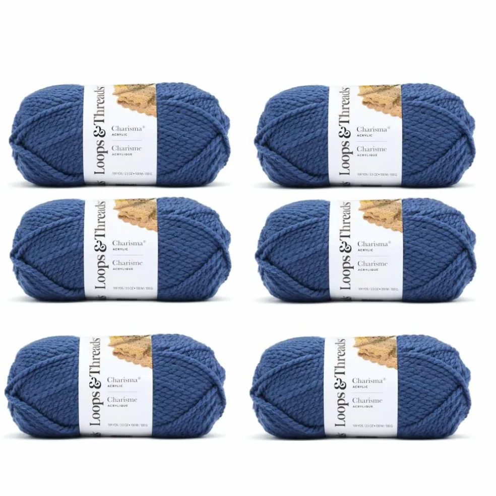 6 Pack: Charisma® Yarn by Loops & Threads®