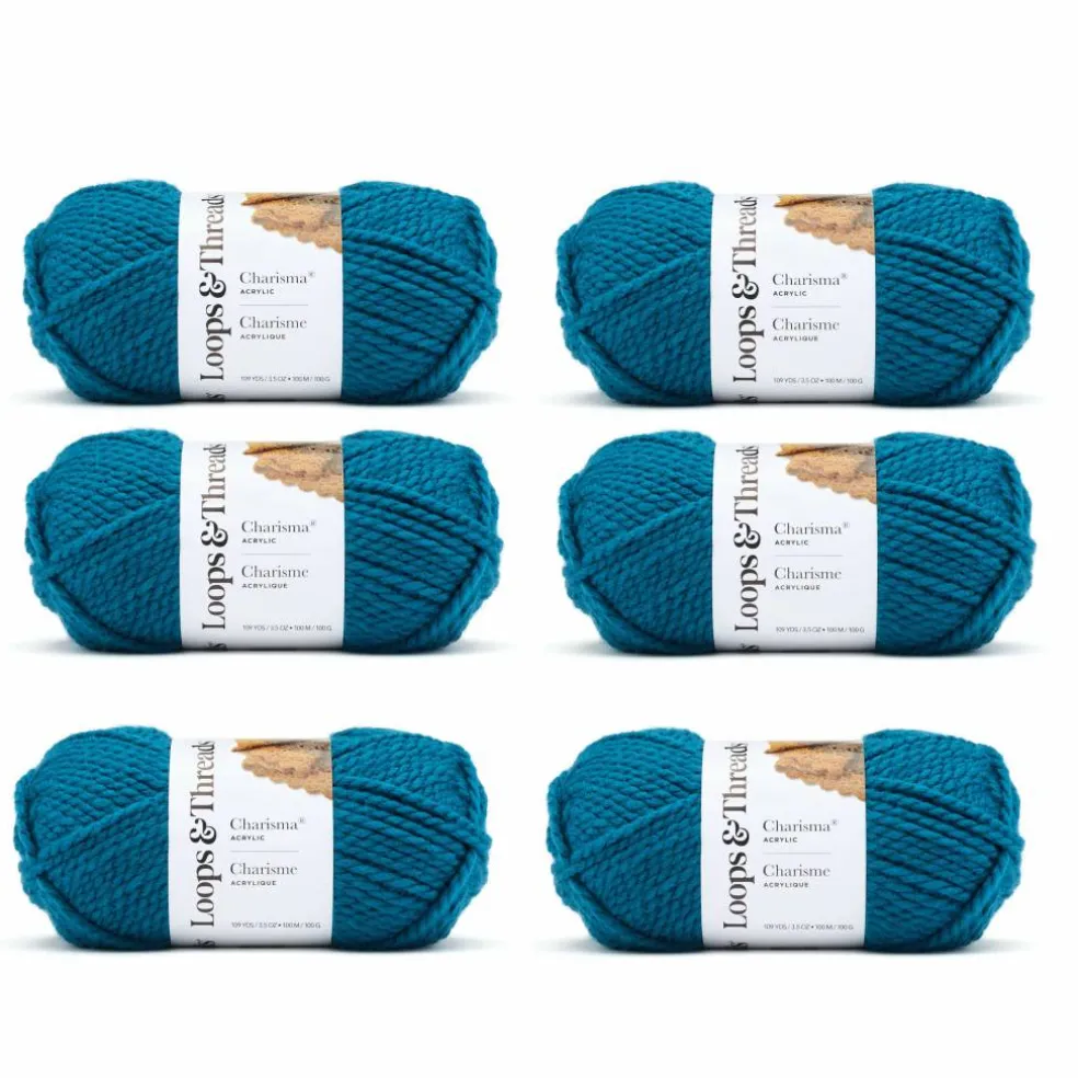6 Pack: Charisma® Yarn by Loops & Threads®