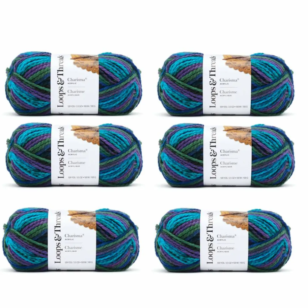 6 Pack: Charisma® Yarn by Loops & Threads®