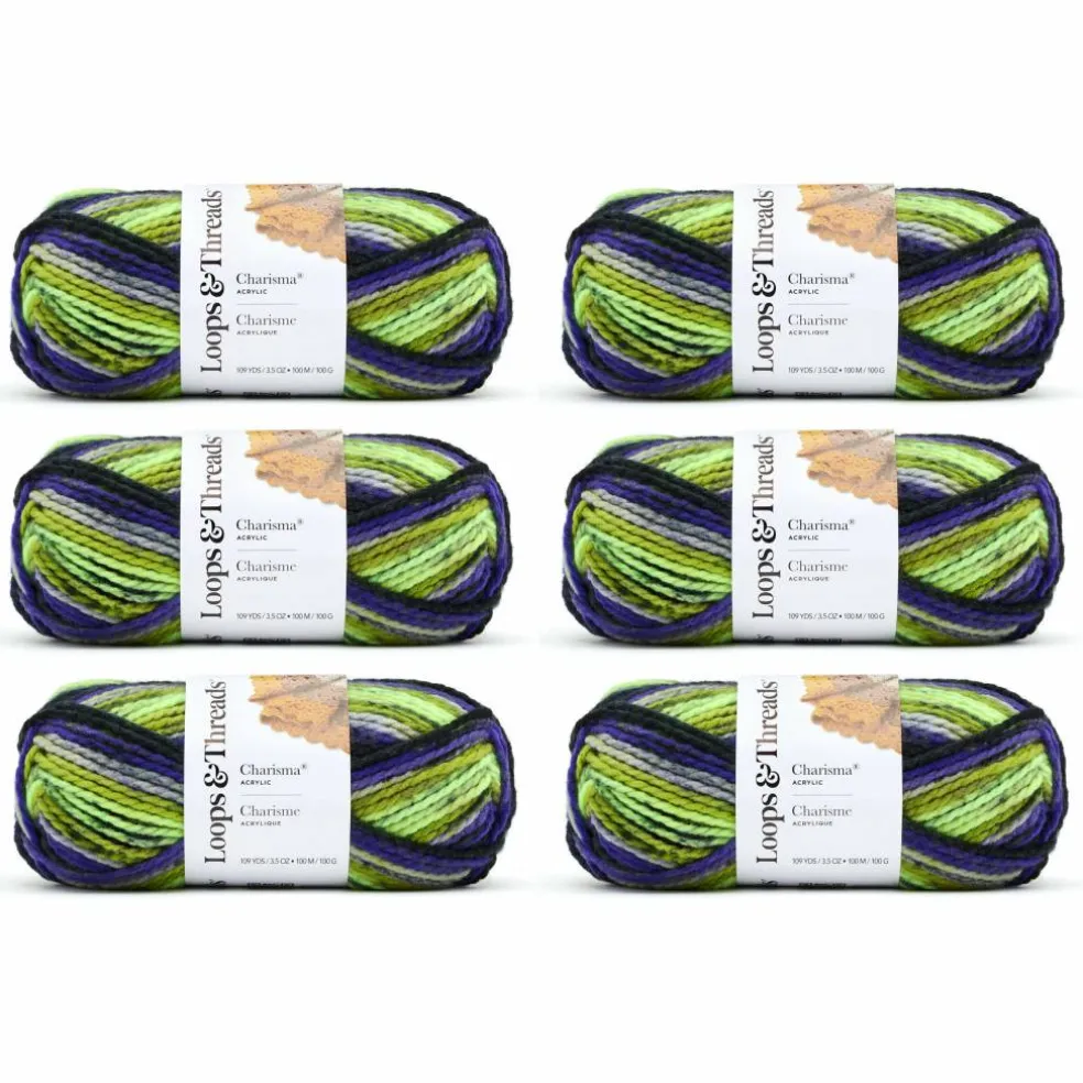 6 Pack: Charisma® Yarn by Loops & Threads®