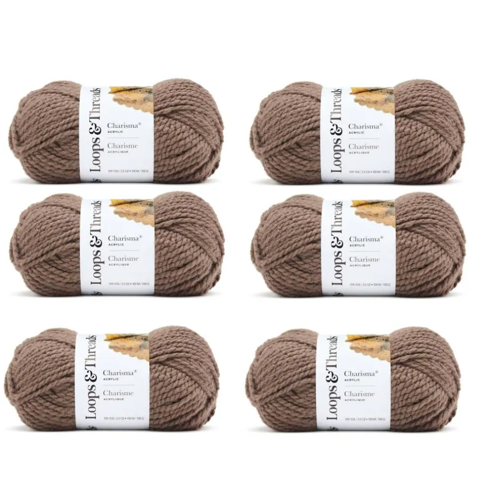6 Pack: Charisma® Yarn by Loops & Threads®