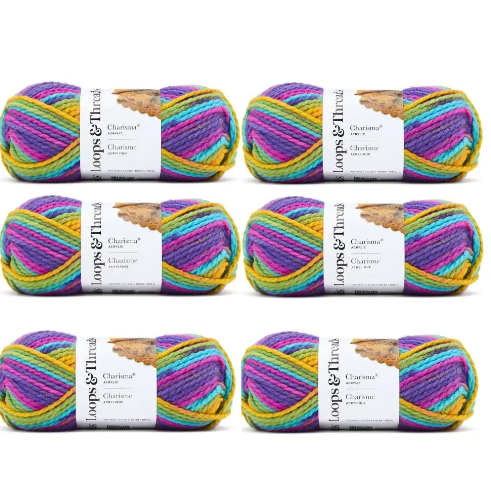 6 Pack: Charisma® Yarn by Loops & Threads®