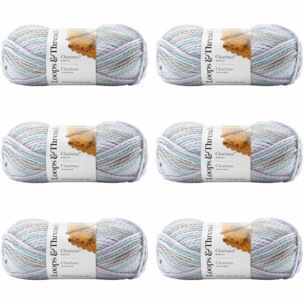 6 Pack: Charisma® Yarn by Loops & Threads®