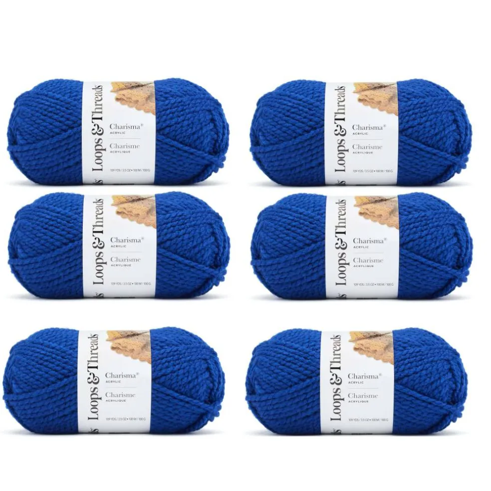 6 Pack: Charisma® Yarn by Loops & Threads®