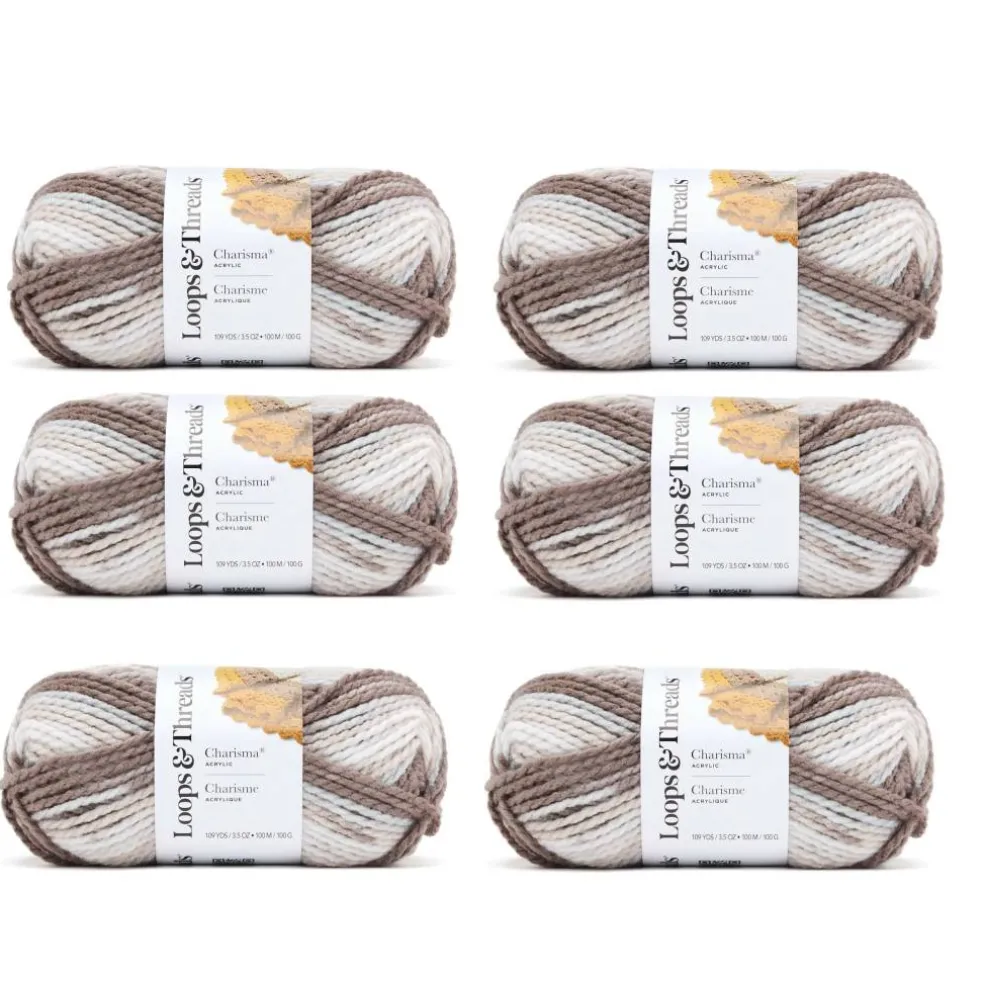 6 Pack: Charisma® Yarn by Loops & Threads®