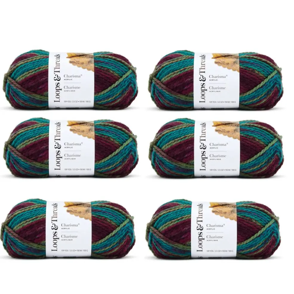 6 Pack: Charisma® Yarn by Loops & Threads®