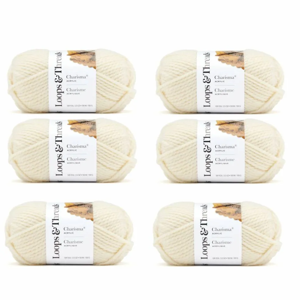6 Pack: Charisma® Yarn by Loops & Threads®