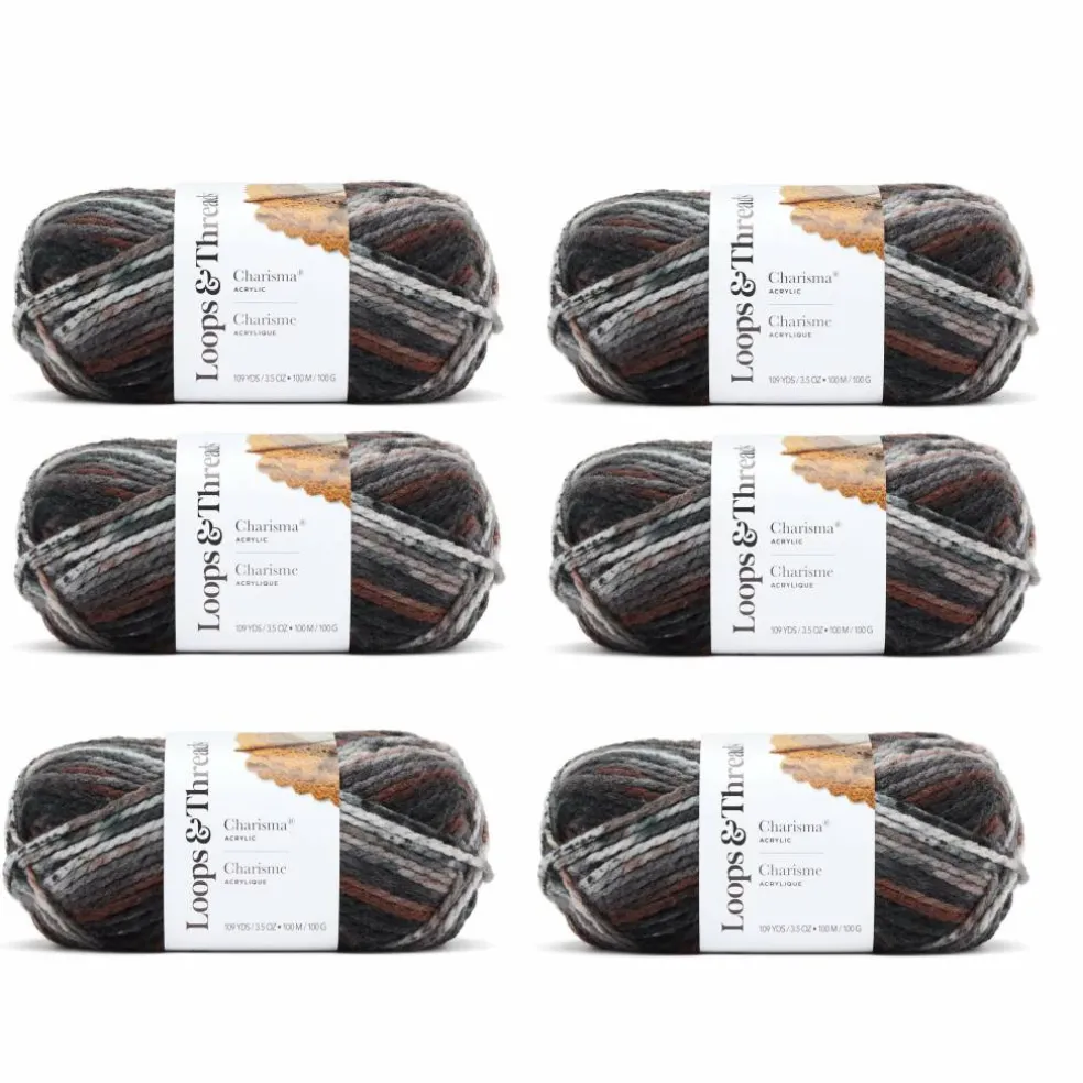 6 Pack: Charisma® Yarn by Loops & Threads®