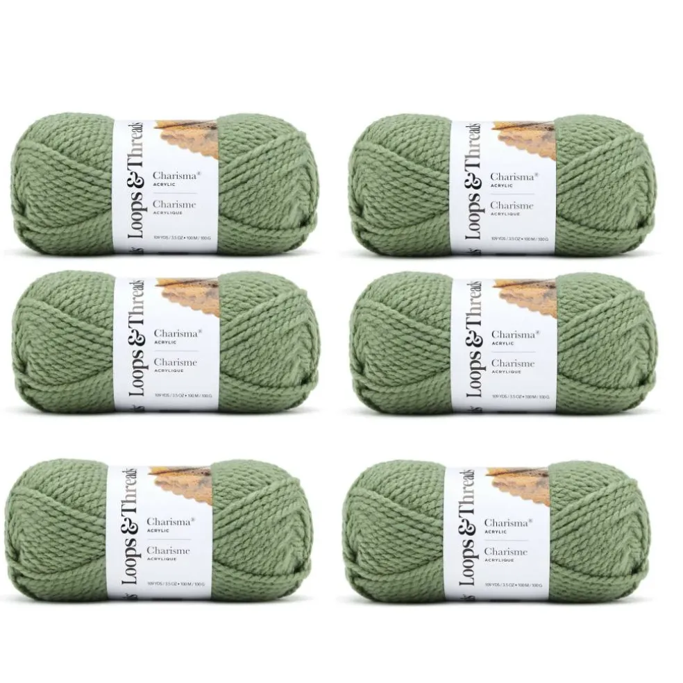 6 Pack: Charisma® Yarn by Loops & Threads®