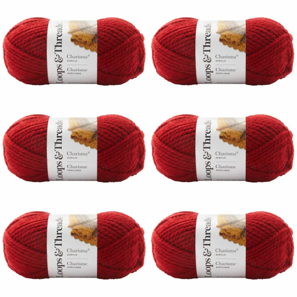 6 Pack: Charisma® Yarn by Loops & Threads®