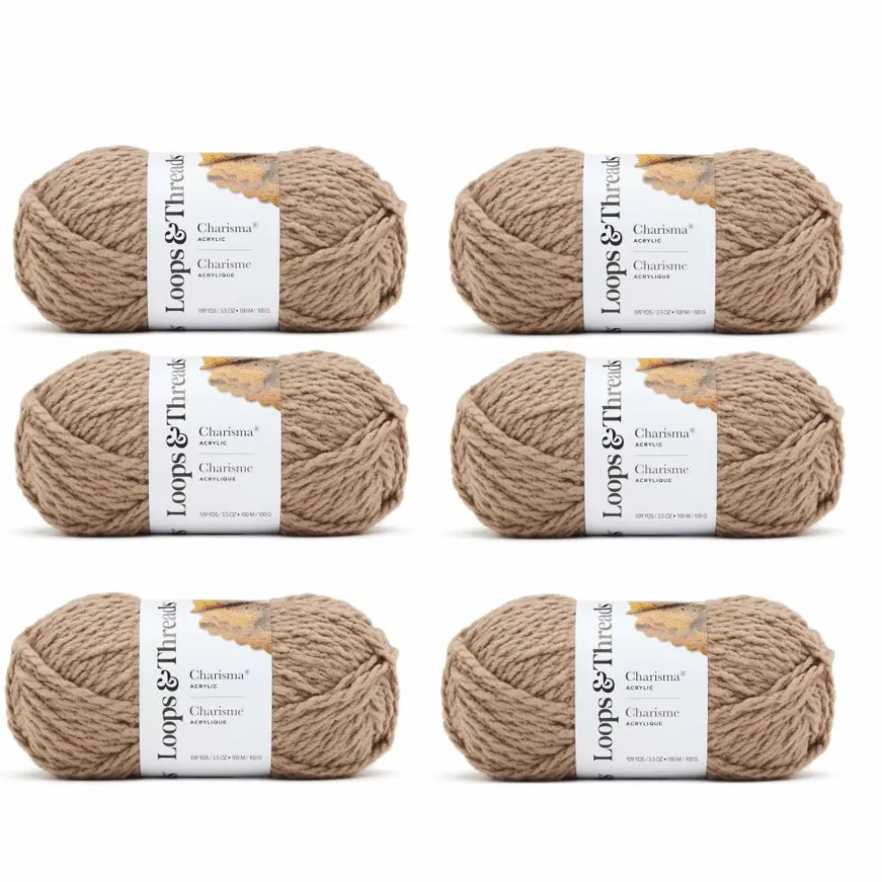 6 Pack: Charisma® Yarn by Loops & Threads®