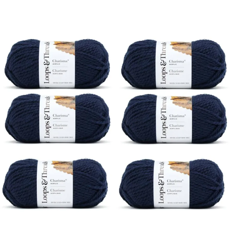 6 Pack: Charisma® Yarn by Loops & Threads®