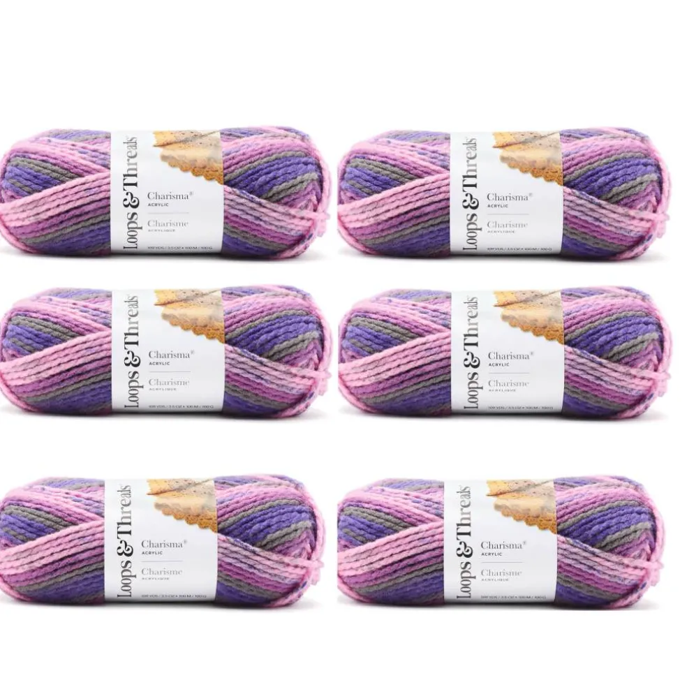 6 Pack: Charisma® Yarn by Loops & Threads®