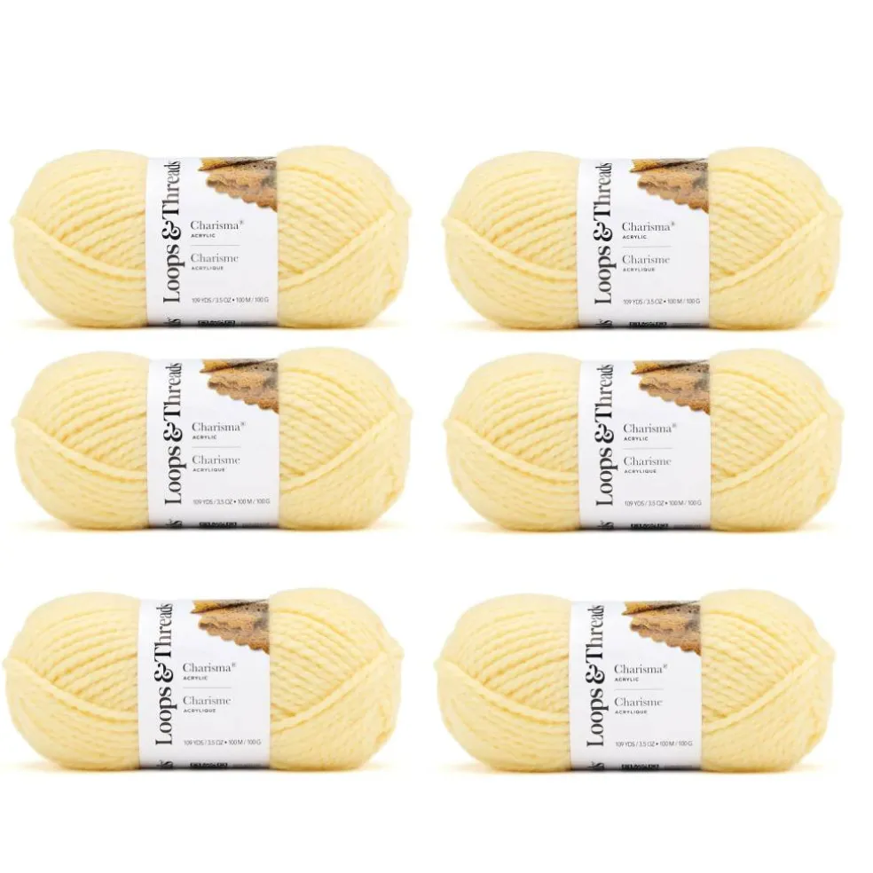 6 Pack: Charisma® Yarn by Loops & Threads®
