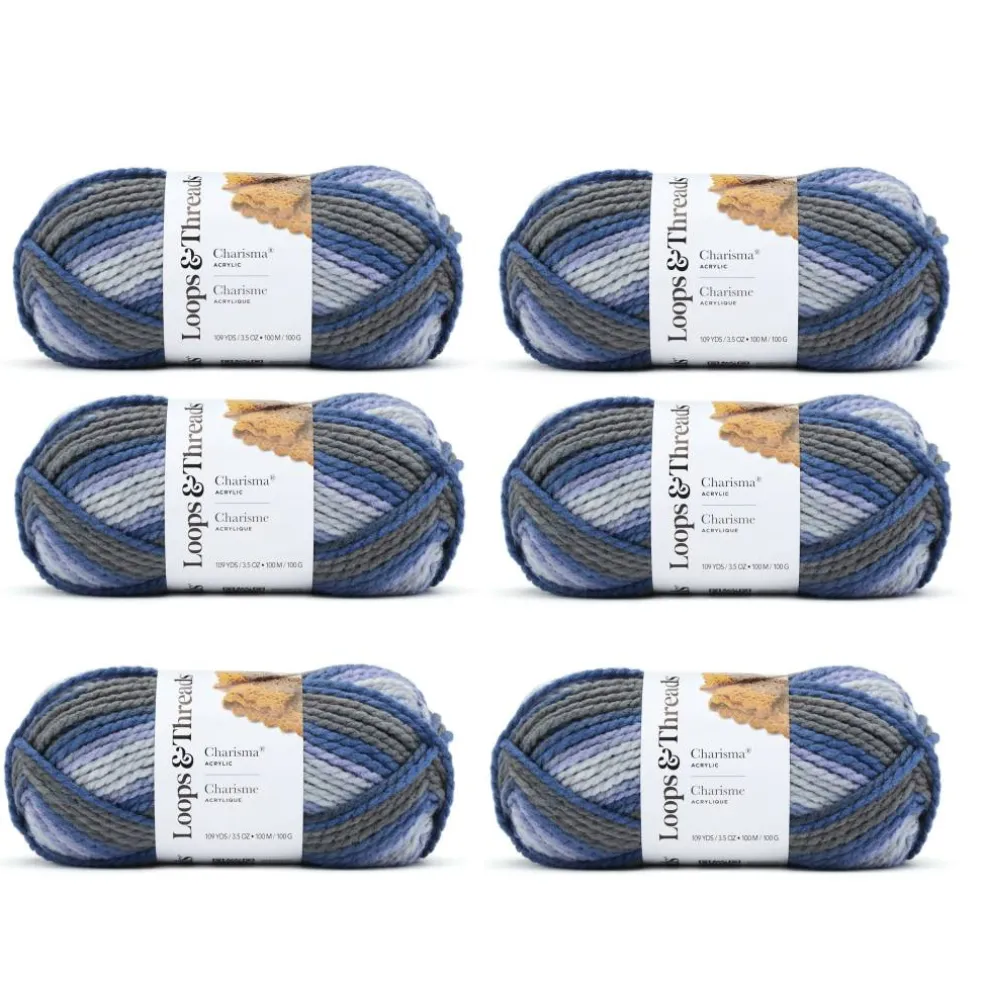 6 Pack: Charisma® Yarn by Loops & Threads®