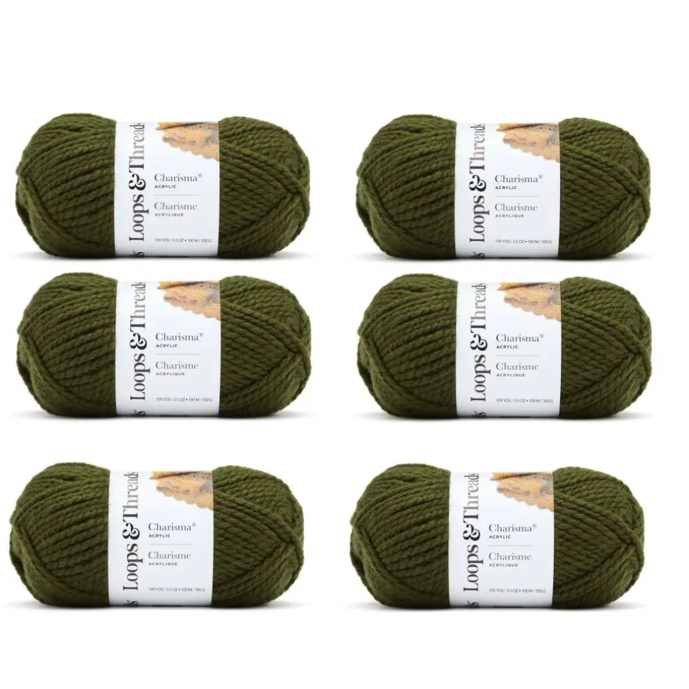 6 Pack: Charisma® Yarn by Loops & Threads®