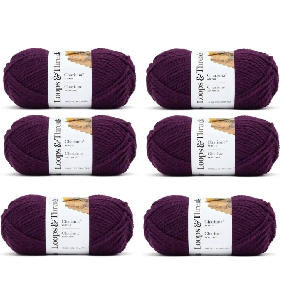 6 Pack: Charisma® Yarn by Loops & Threads®