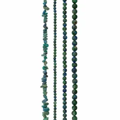 6 Pack: Chrysocolla Stone Mix Beads by Bead Landing™