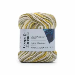18 Pack: Classic Cotton™ Patterned Yarn by Loops & Threads®