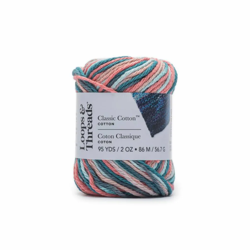 18 Pack: Classic Cotton™ Patterned Yarn by Loops & Threads®