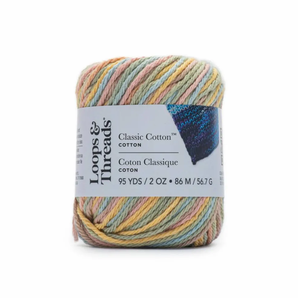 18 Pack: Classic Cotton™ Patterned Yarn by Loops & Threads®