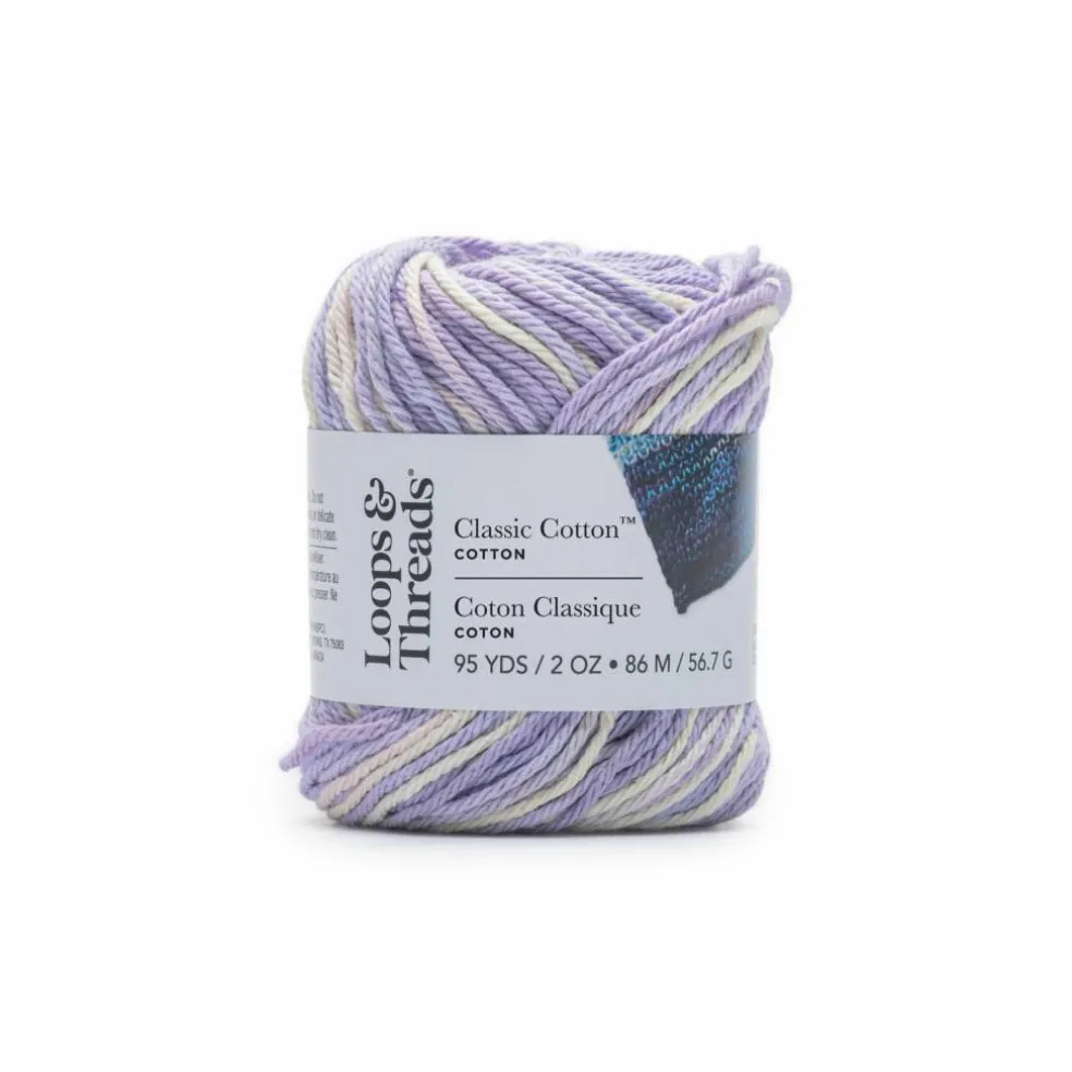 18 Pack: Classic Cotton™ Patterned Yarn by Loops & Threads®