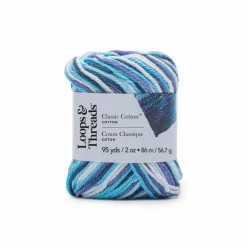 18 Pack: Classic Cotton™ Patterned Yarn by Loops & Threads®