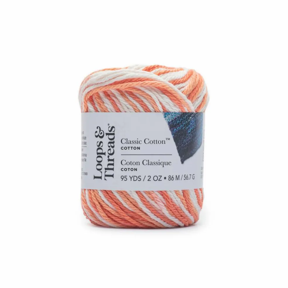18 Pack: Classic Cotton™ Patterned Yarn by Loops & Threads®