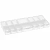 6 Pack: Clear 14-Compartment Flip Top Bead Organizer by Bead Landing™