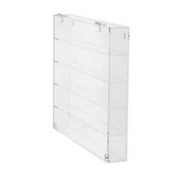 6 Pack: Clear Front Loading Mini Figure Shadow Box with Shelves by Studio Décor®