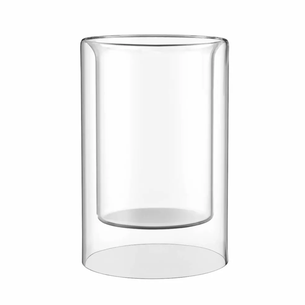 12 Pack: 6" Clear Glass Cylinder Candle Holder by Ashland®